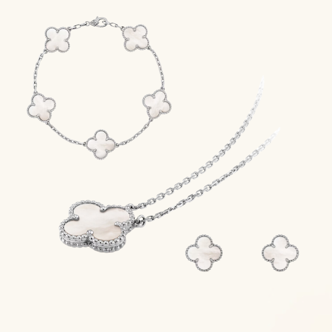 CLOVER | Premium-Set in Weiß